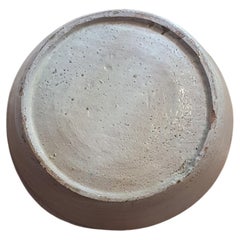Glazed or enameled ceramic bowl or basin from Fajalauza, Granada, 19th century