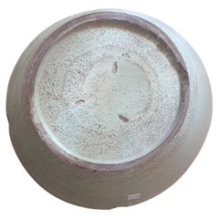 Glazed or enameled ceramic bowl or basin from Fajalauza, Granada, 19th century
