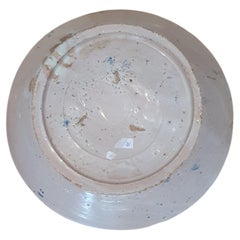 Glazed or enameled ceramic bowl or basin from Fajalauza, Granada, 19th century