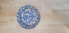Glazed or enameled ceramic bowl or basin from Fajalauza, Granada, 19th century