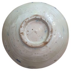 Ciotola o bacino in ceramica smaltata o smaltata di Fajalauza, Granada, XIX secolo