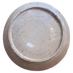 Glazed or enameled ceramic bowl or basin from Fajalauza, Granada, 19th century