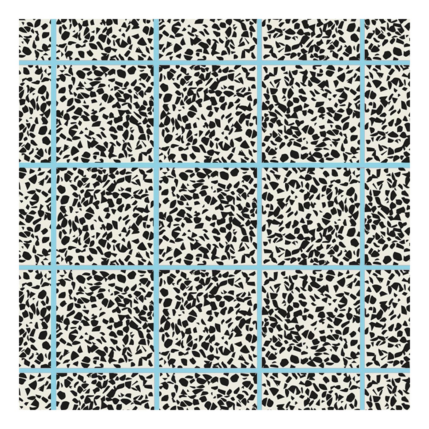 Fuga Blau Java, Tapete, Racconti-Kollektion von Studio Lievito