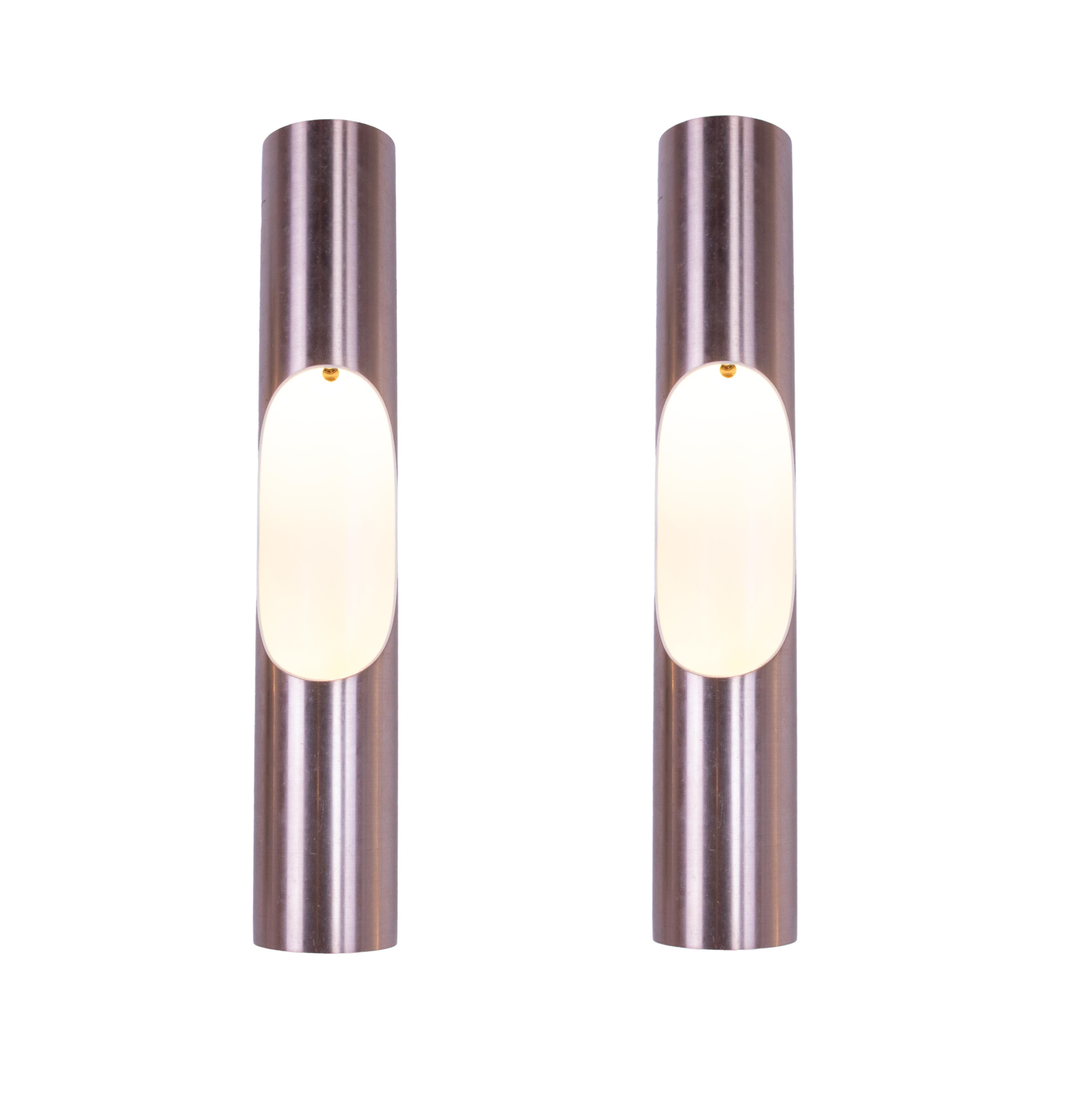 Mid-Century moderno Fuga Copper Sconces by Maija Liisa Komulainen for RAAK, 1950, set di 2 in vendita