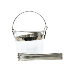 Fuga, Vintage Ice Bucket in Glass, Designed by Sven Palmqvist for Orrefors