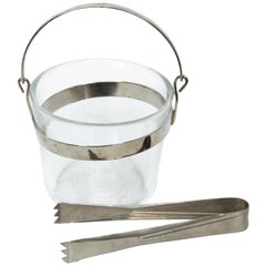 Fuga, Vintage Ice Bucket in Glass, Designed by Sven Palmqvist for Orrefors