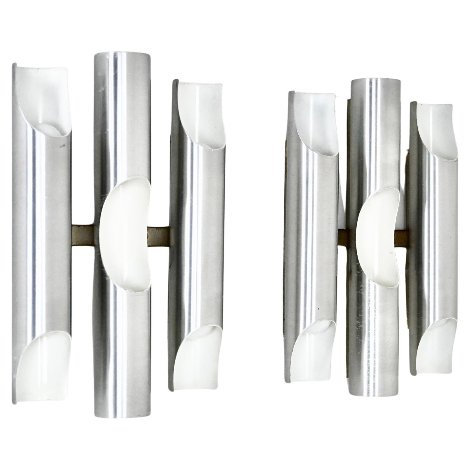 Fuga Wall Lamps by Maija Liisa Komulainen for Raak, 1970s, Set of 2