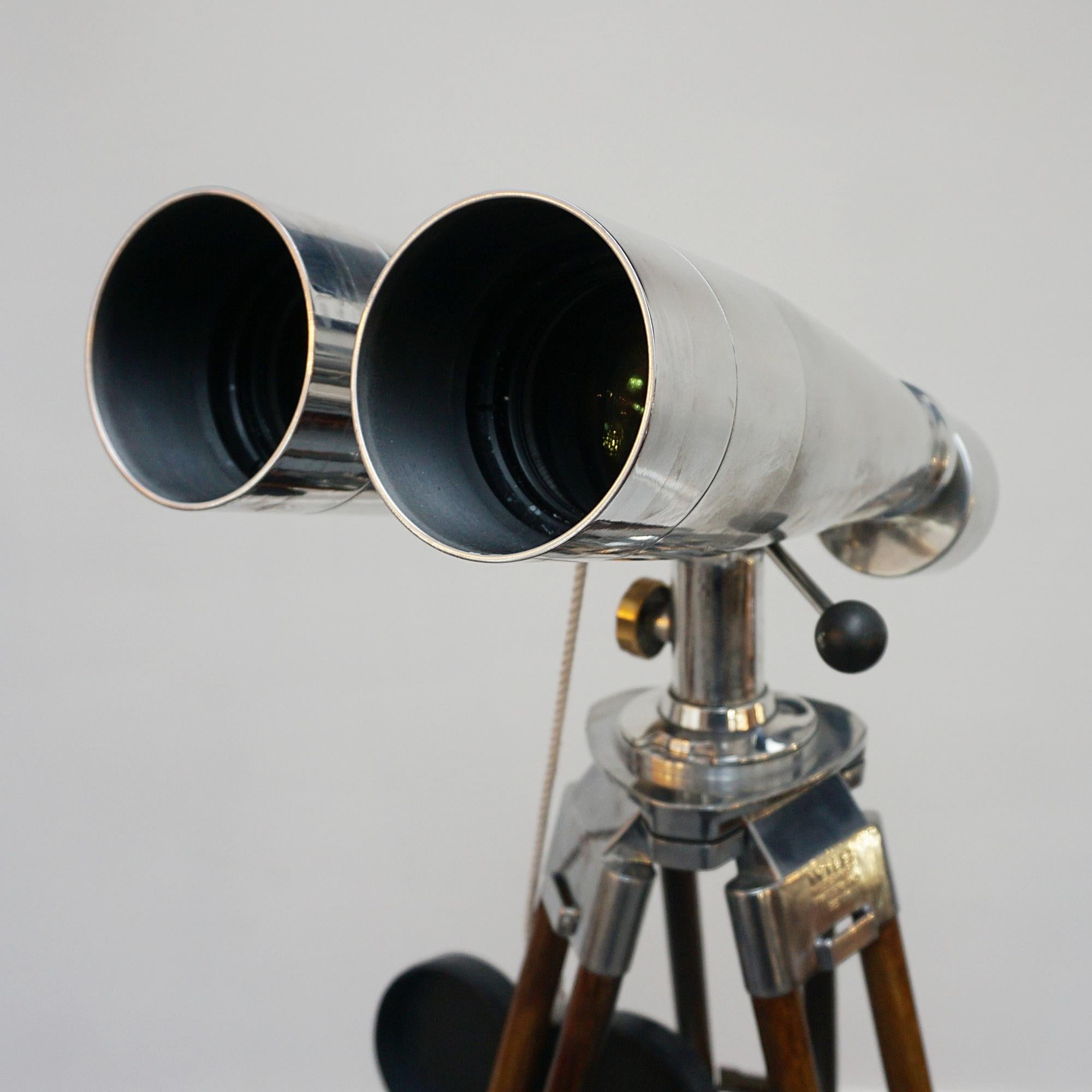 Fuji Meibo 15x80 WW11 Naval Binoculars Circa 1940  In Excellent Condition In Forest Row, East Sussex