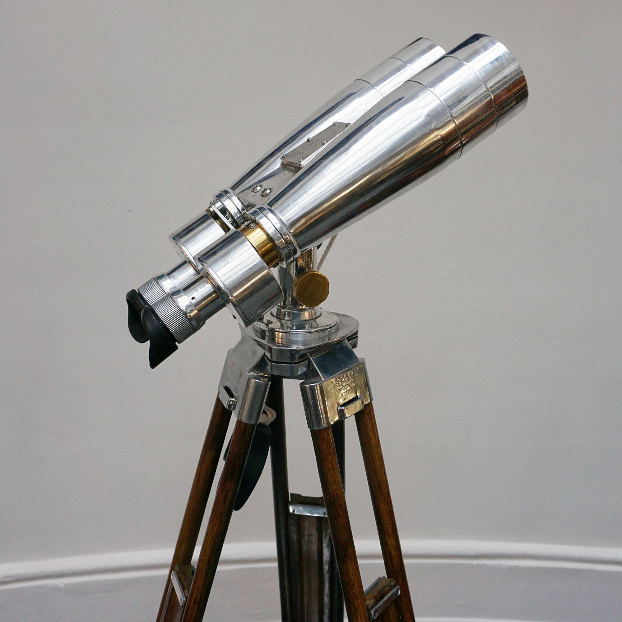 Brass Fuji Meibo 15x80 WW11 Naval Binoculars Circa 1940 