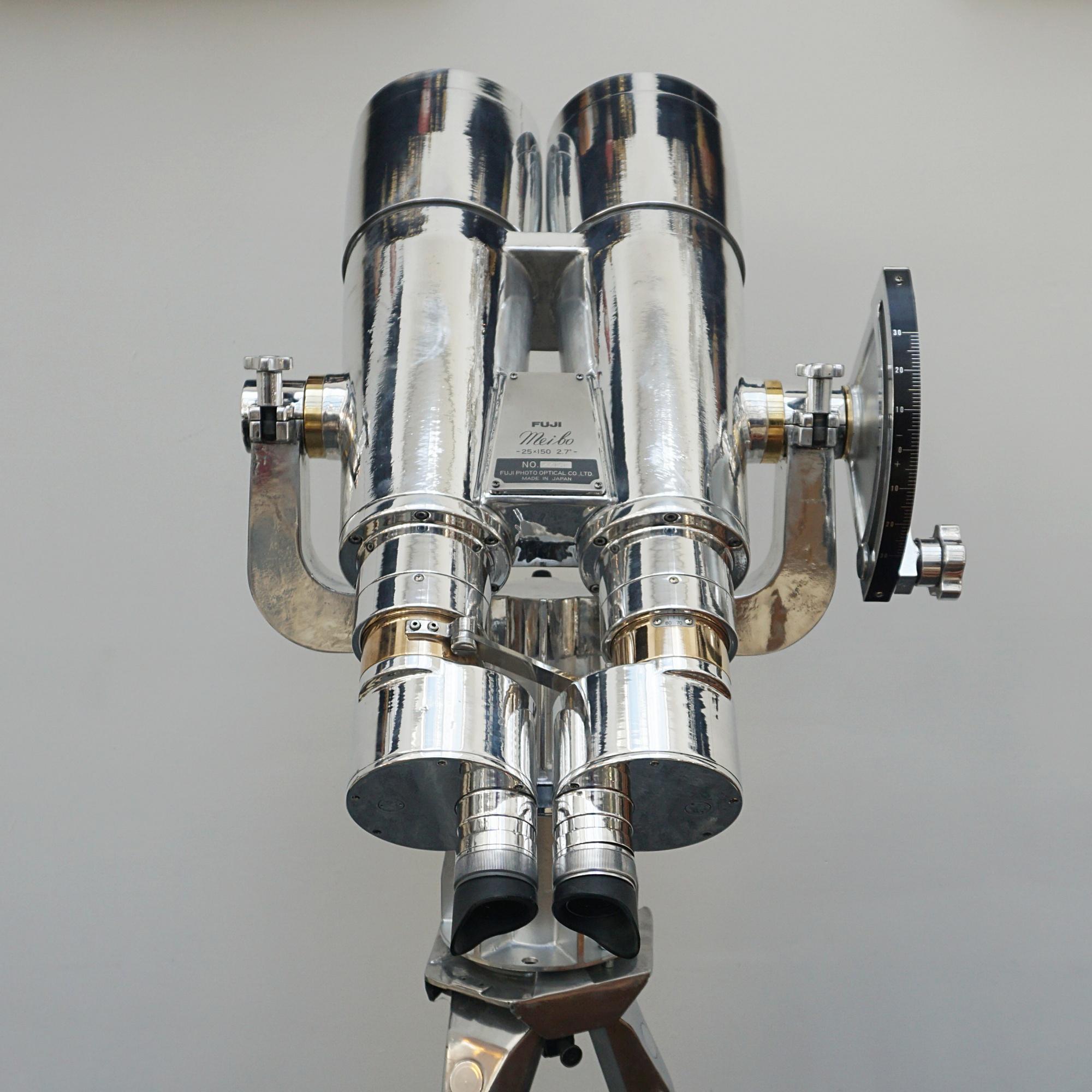 Brass Fuji Meibo Midcentury Naval / Marine Binoculars