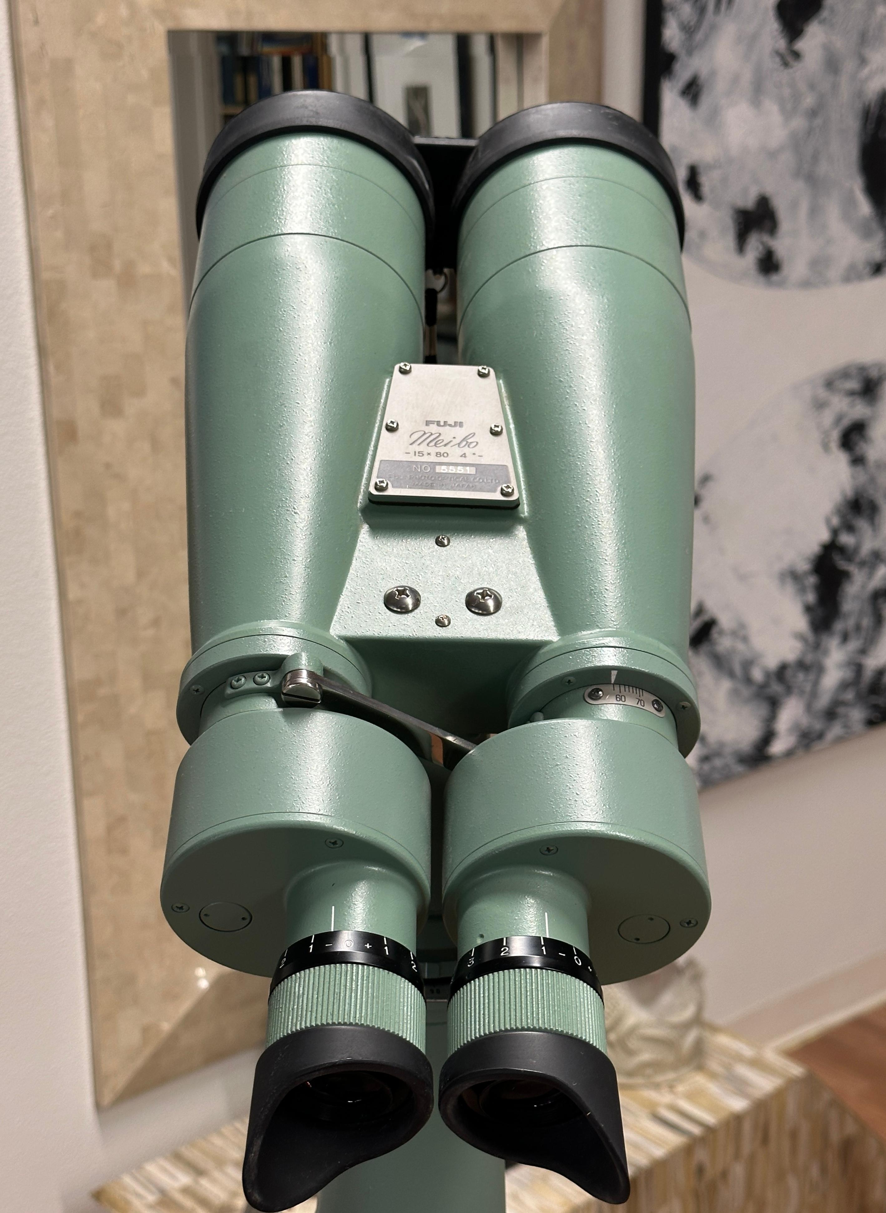 Fuji Meibo Naval Binoculars on Tripod, Original Box 7
