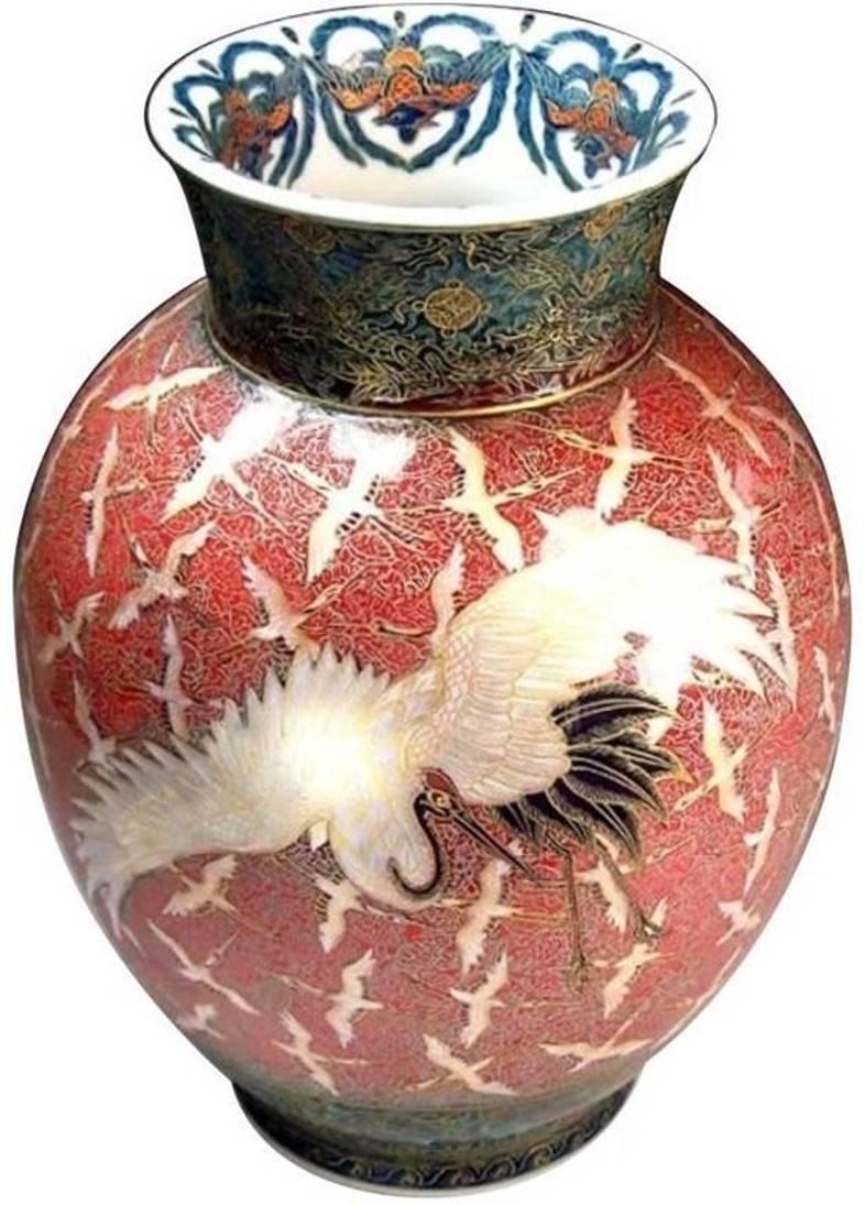 Fujii Tadashi Japanese Blue and White Contemporary Porcelain Vase 7