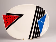 Fujumori for Kato Kogei Japan Alpha 3 Platter Post-Modern Memphis 1980s