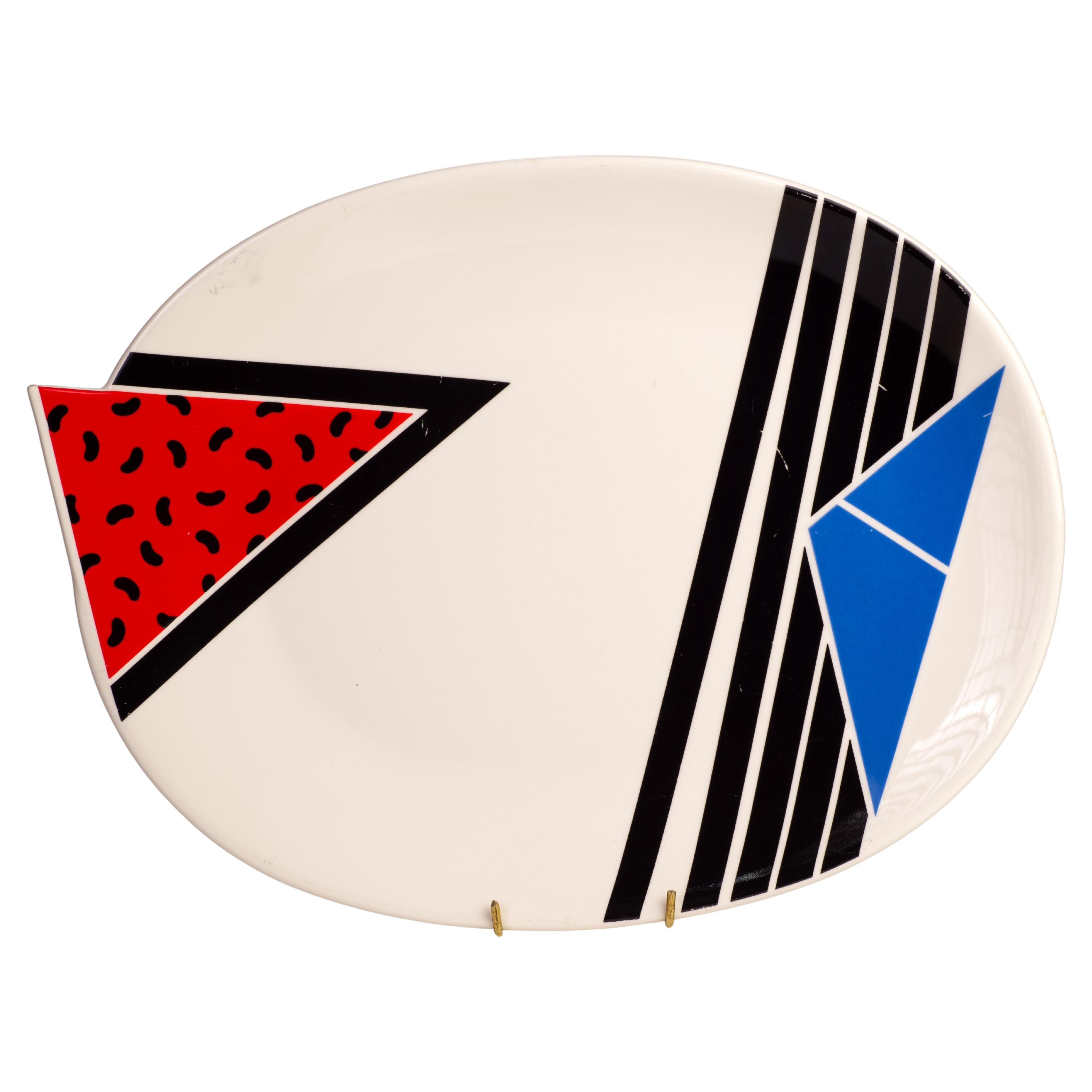 Fujumori para Kato Kogei Japón Plato Alpha 3 Postmoderno Memphis Años 80