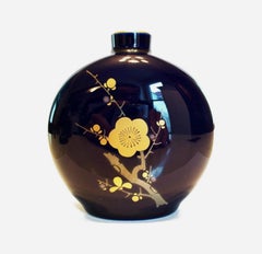 FUKAGAWA PORCELAIN COMPANY - Jarrón Vintage Dorado Decorado - Japón - Siglo XX
