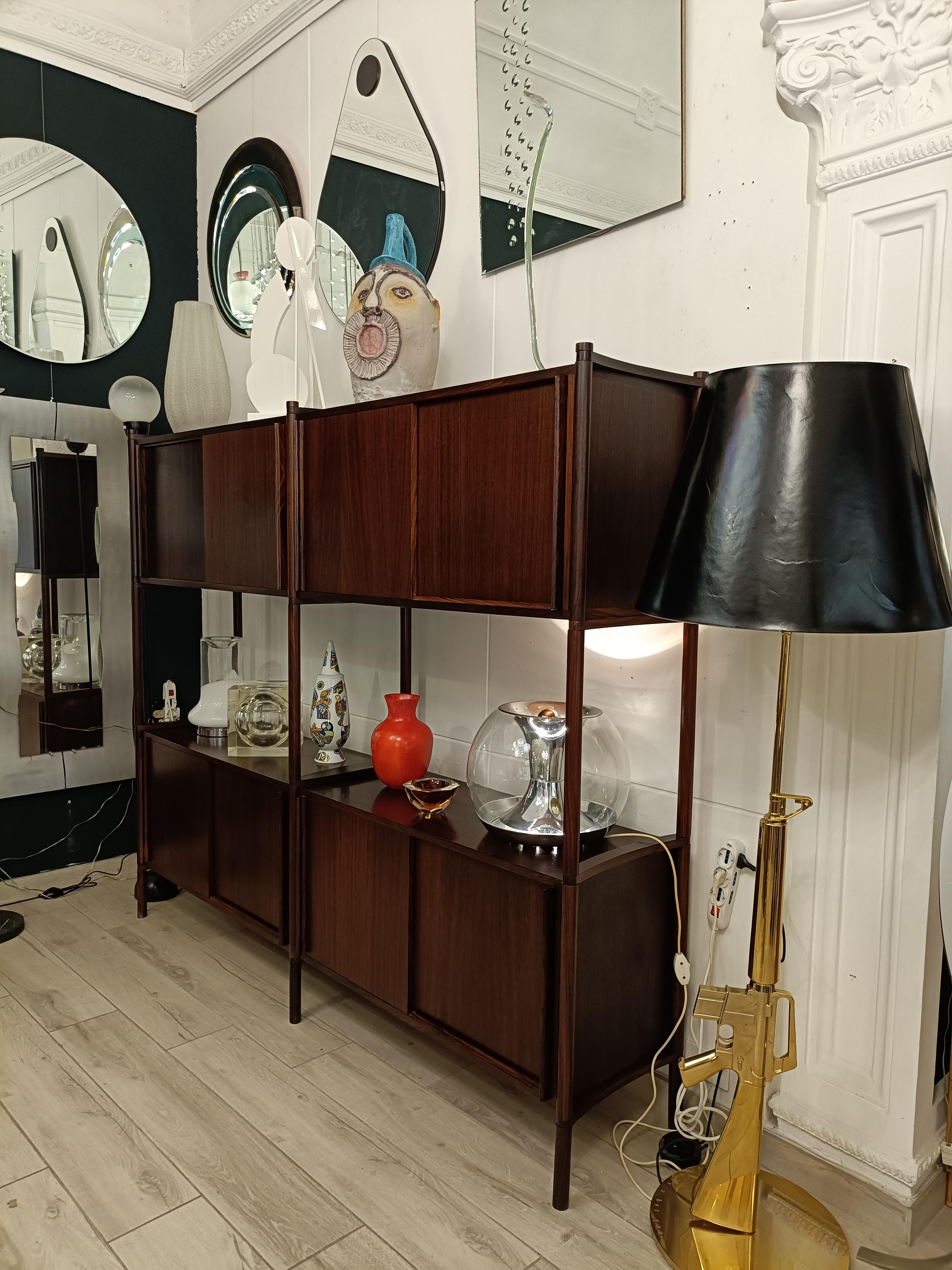 Fukuoh Hizori para Gavina Libreria 'Archimede', Italia Años 60 Madera en venta