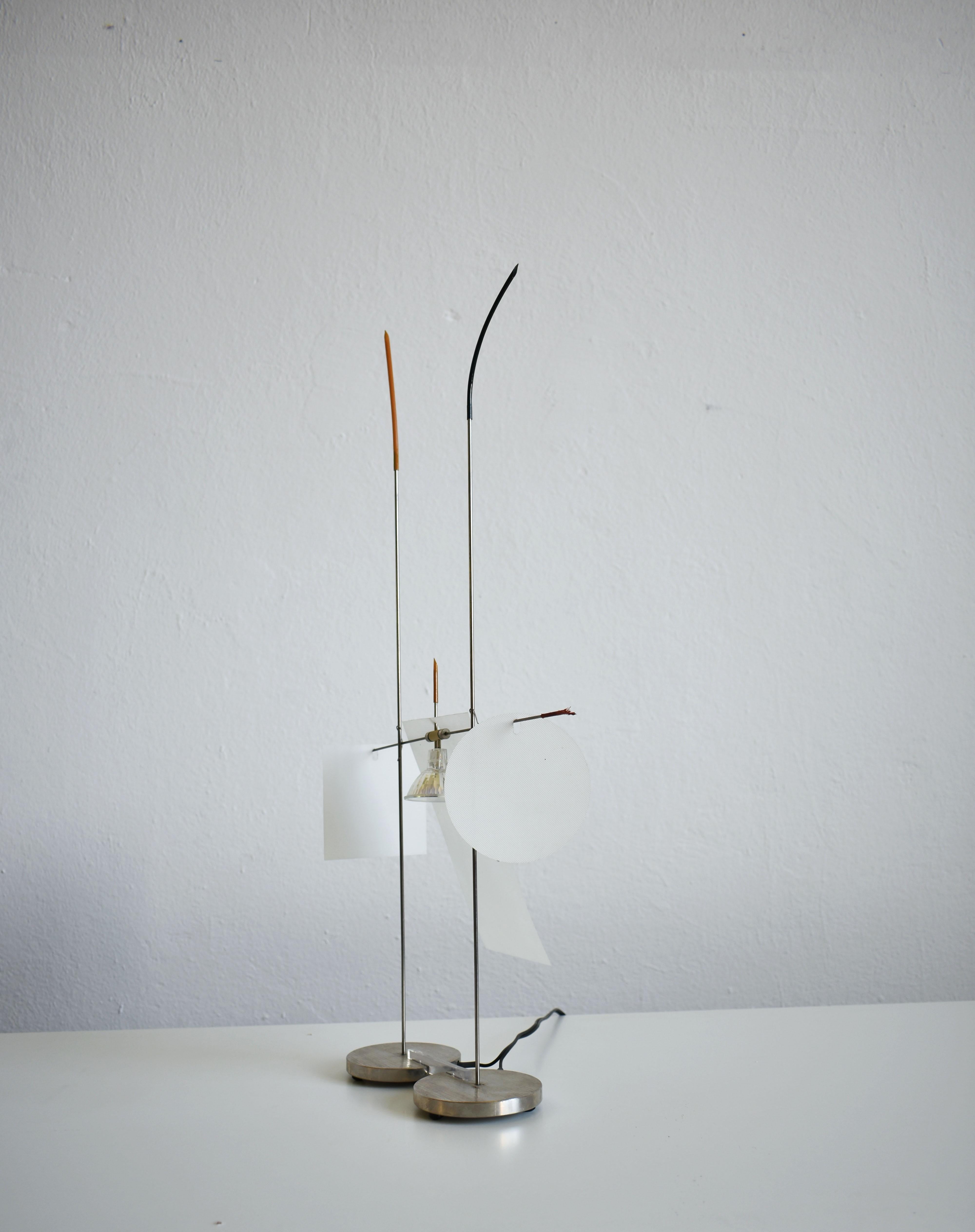 Minimalist 'Fukushu' Table Lamp, Ingo Maurer for Design M, Germany, 1986