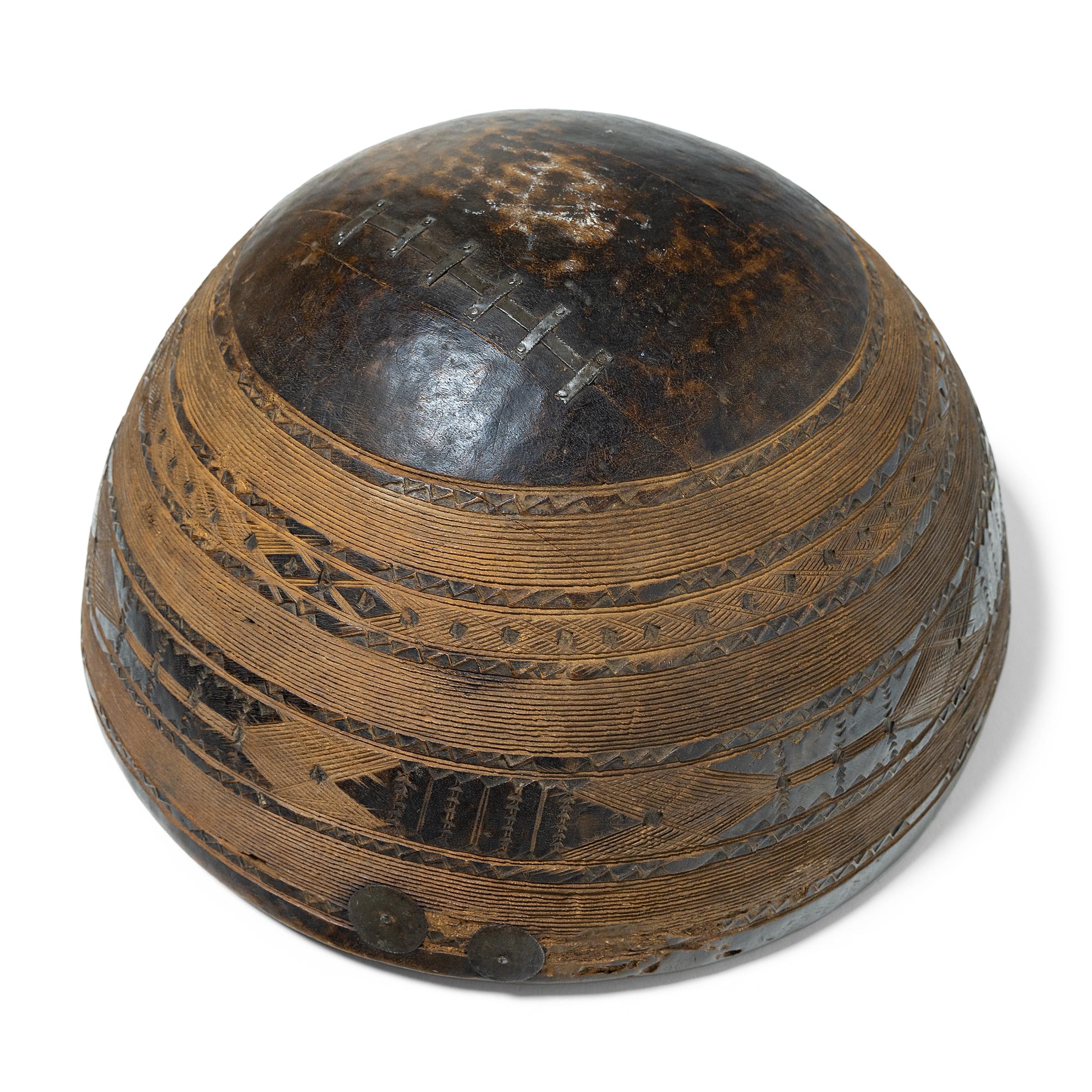 Nigerian Fulani Incised Bowl, C. 1900
