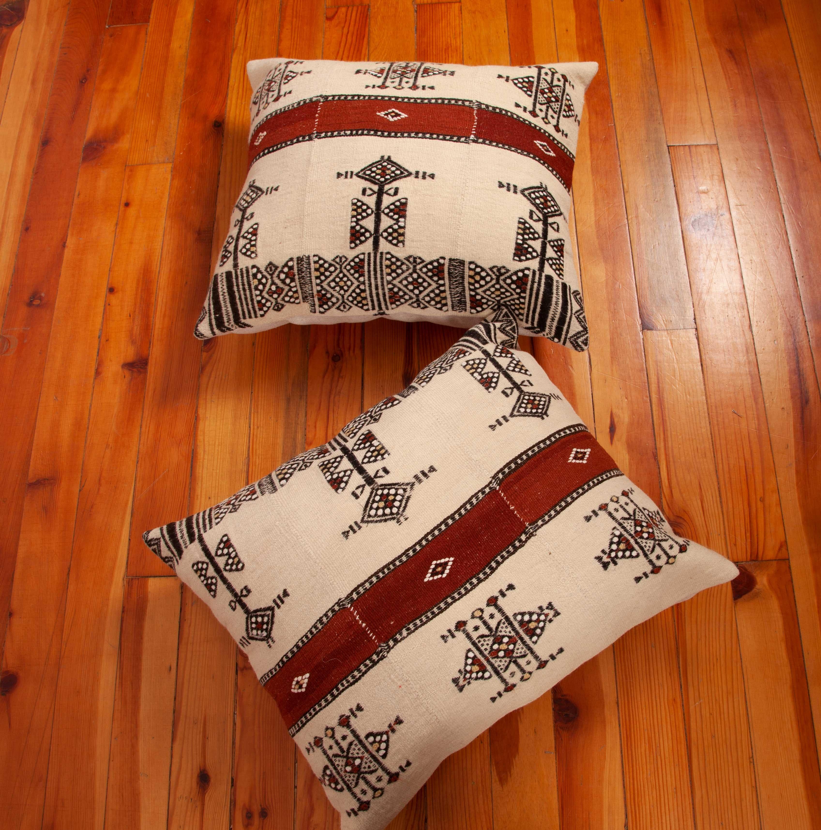 Fulani Pillow Covers from Mali Africa Mid-20th Century In Good Condition In Istanbul, TR
