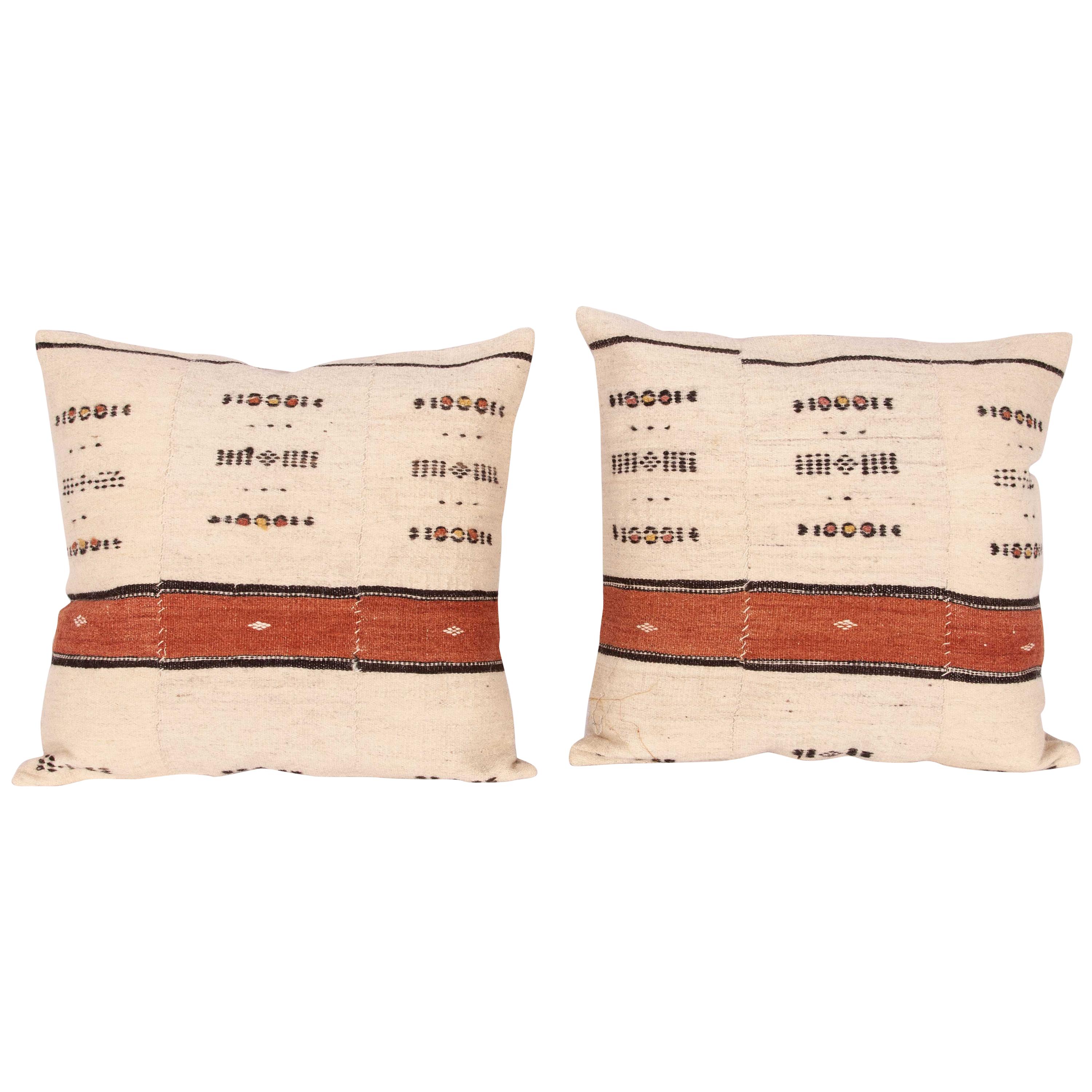 Fulani Pillow Covers from Mali, Africa, Mid-20th Century