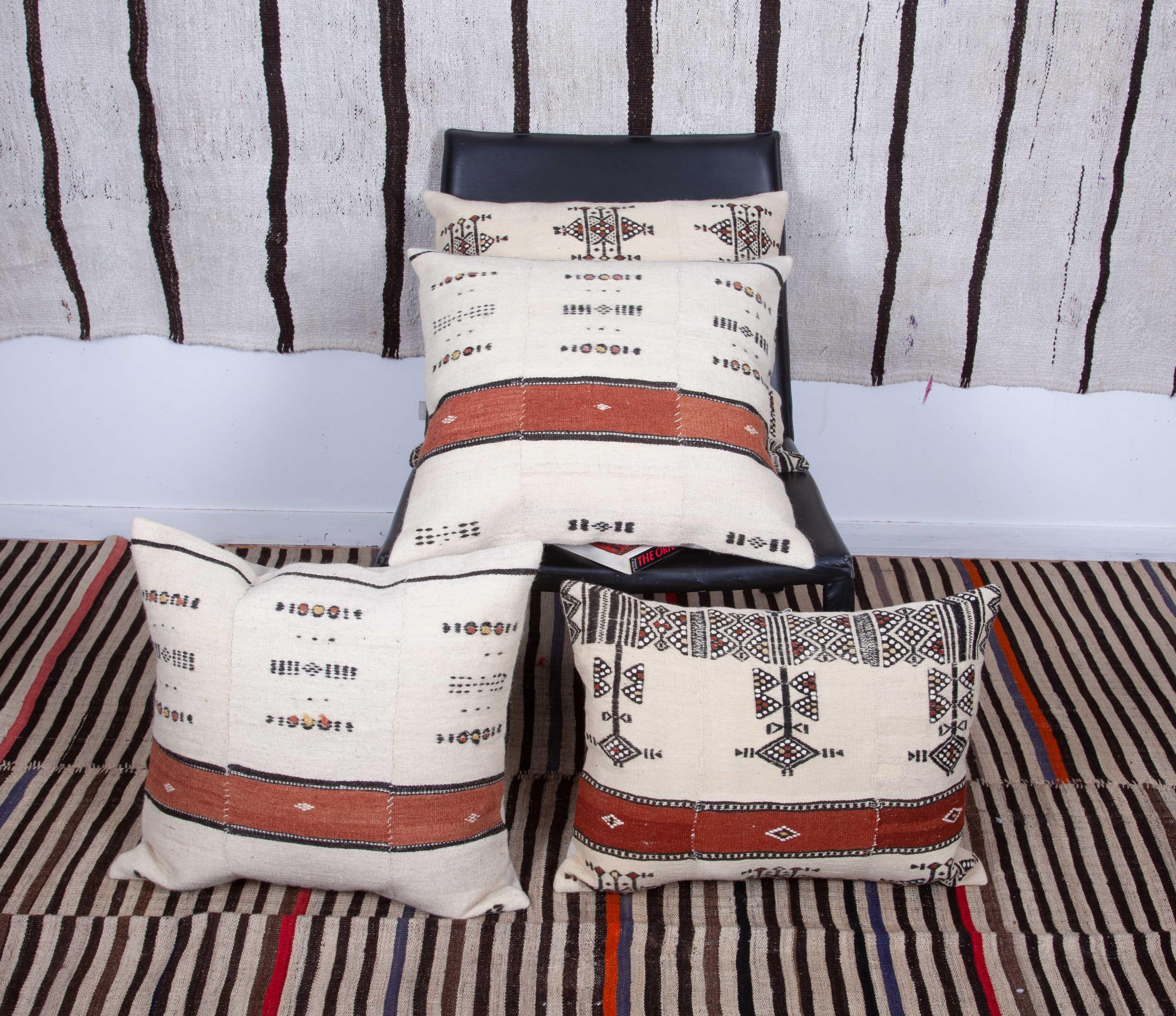 Fulani Pillow Covers from Mali Africa Mid-20th Century In Good Condition In Istanbul, TR