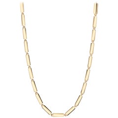 Handcrafted Giana Necklace in 18K Yellow Gold by Single Stone