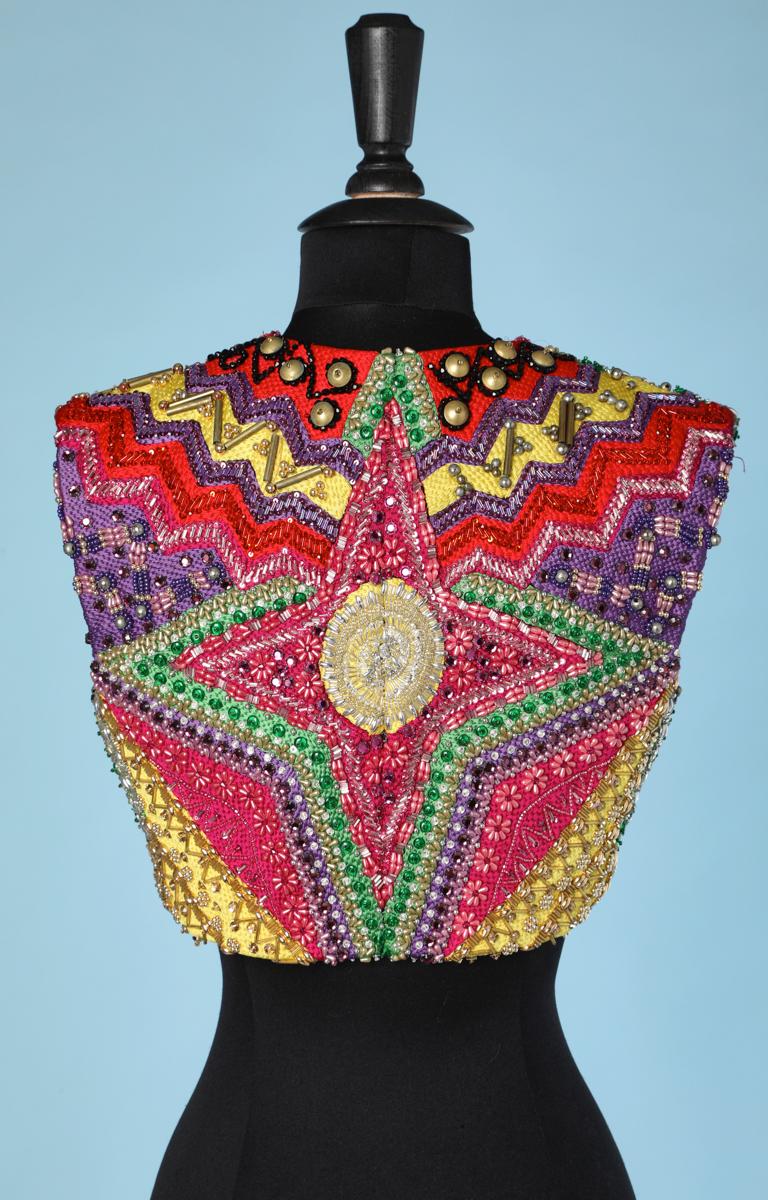 Full beaded  boléro Versace Couture  For Sale 1