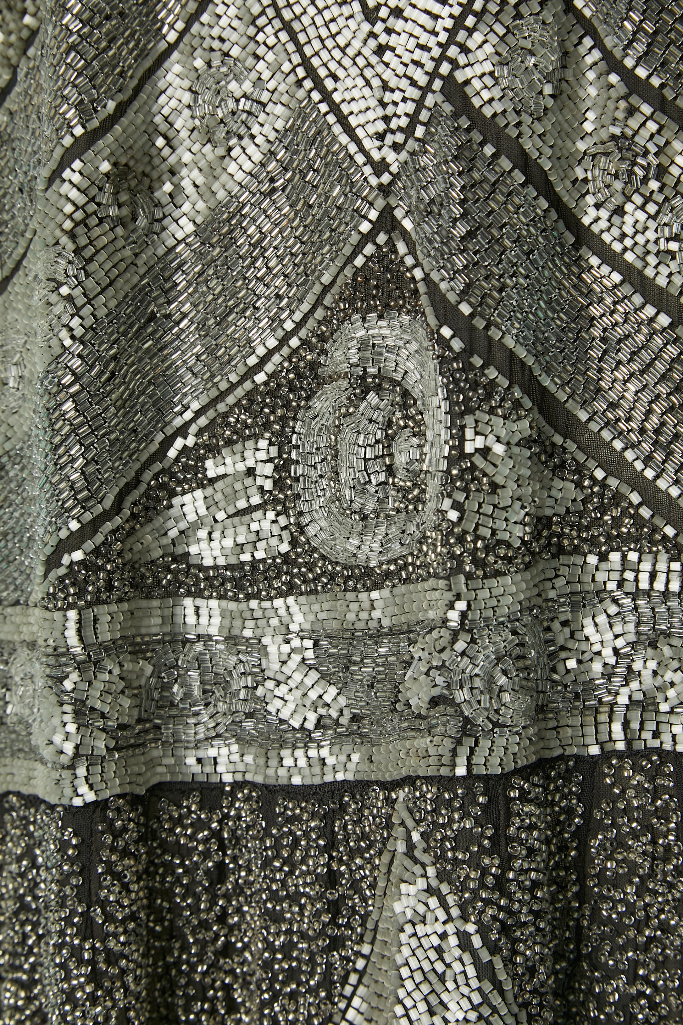 Full beaded cocktail dress Circa 1925's  For Sale 1