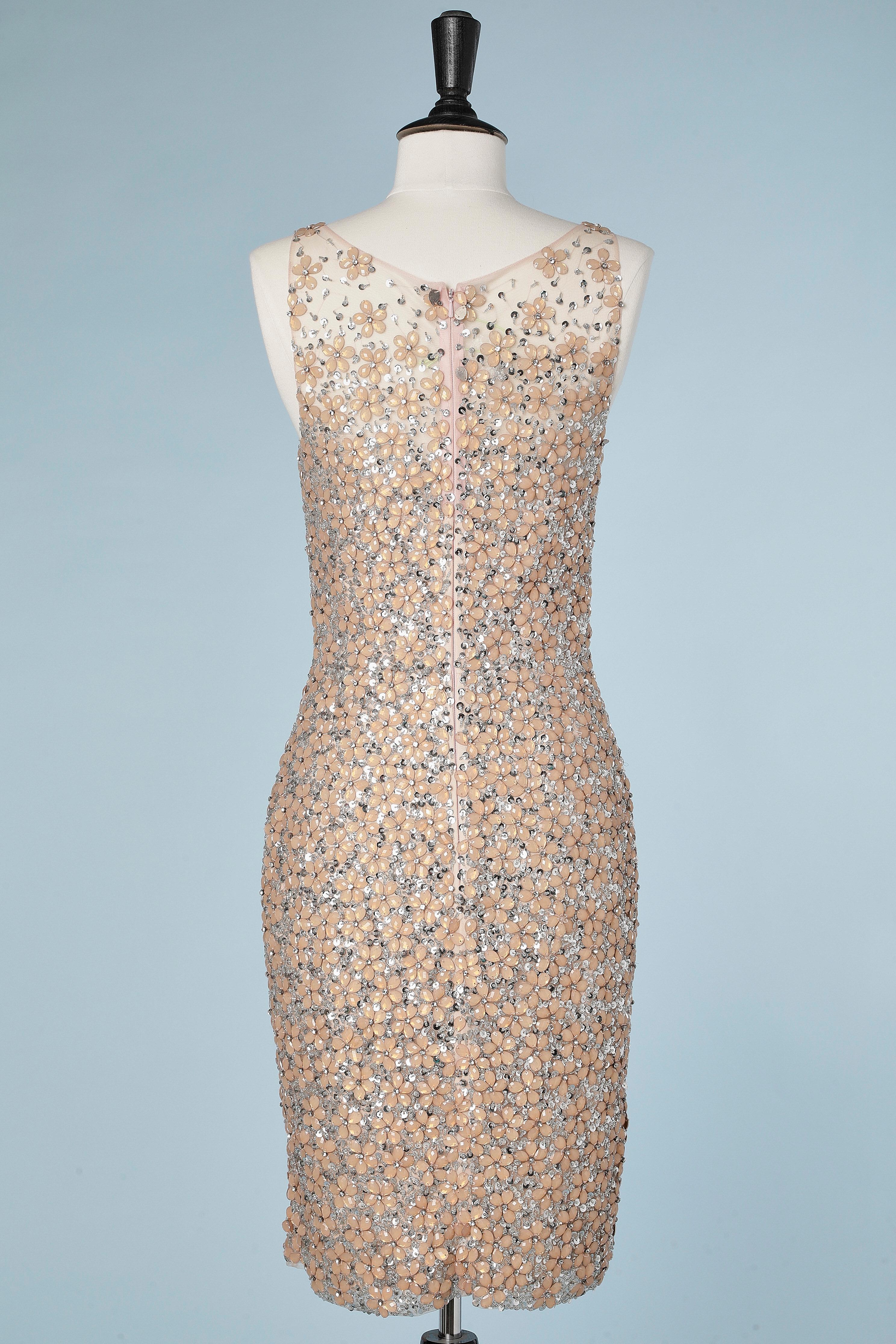 Women's Full beaded cocktail dress Gai Mattiolo The Red Carpet  For Sale