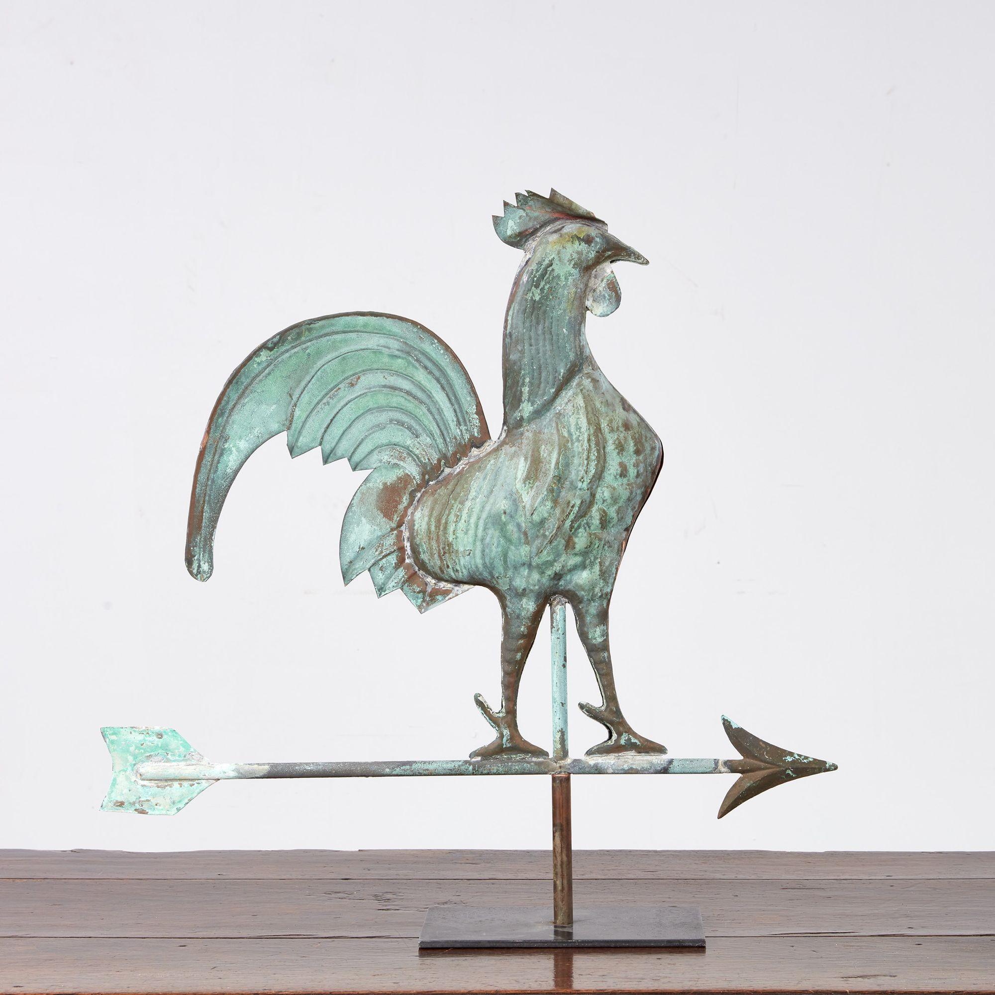 Full-Bodied Rooster Weathervane en venta 3
