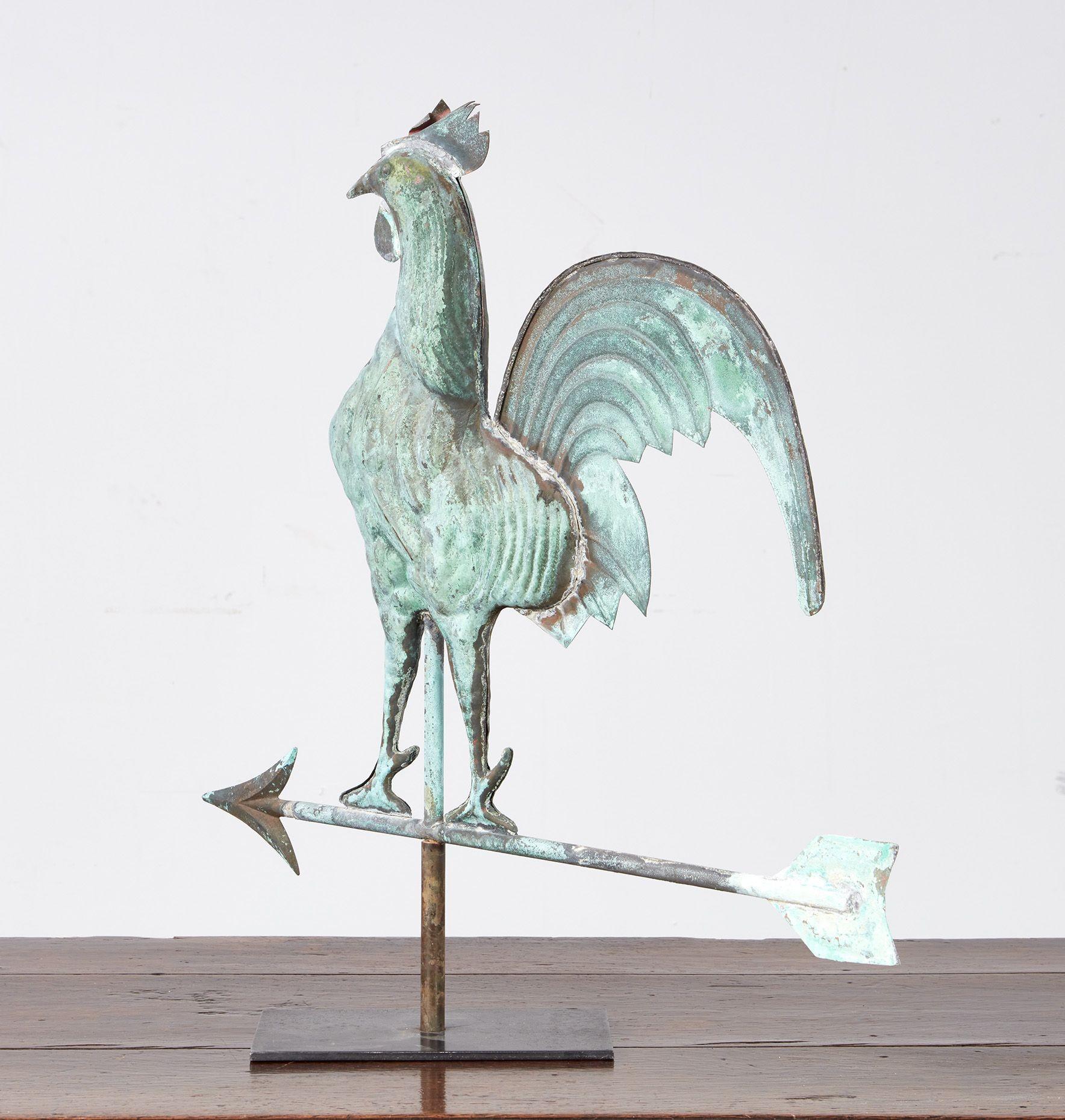 Full-Bodied Rooster Weathervane en venta 5