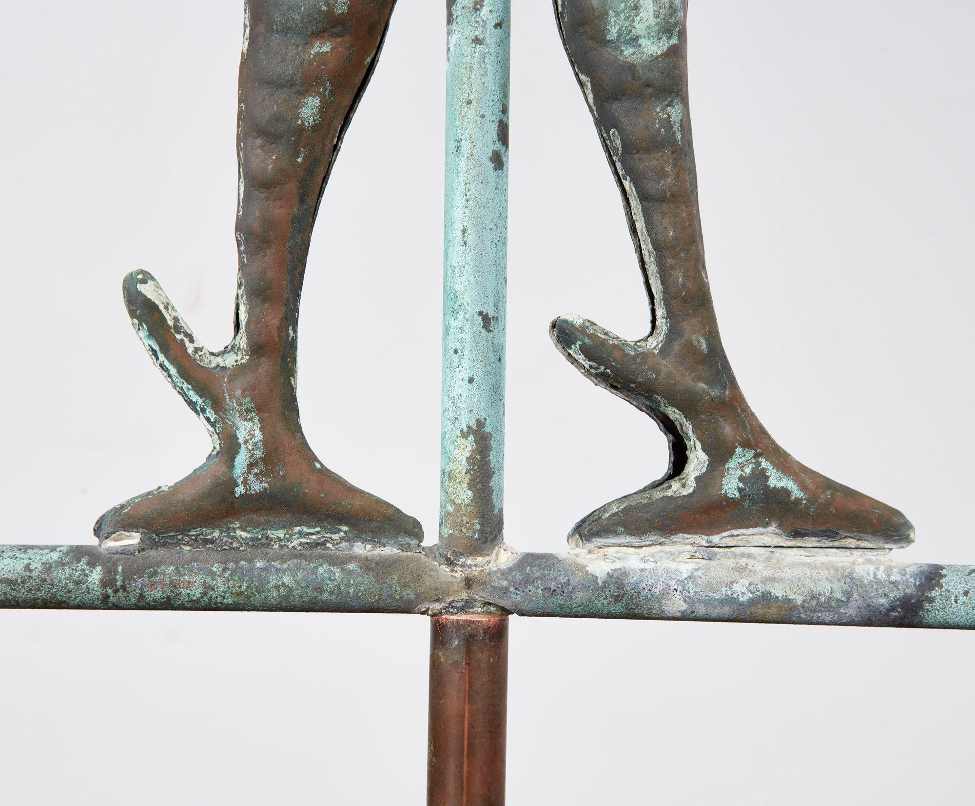 Full-Bodied Rooster Weathervane en venta 10