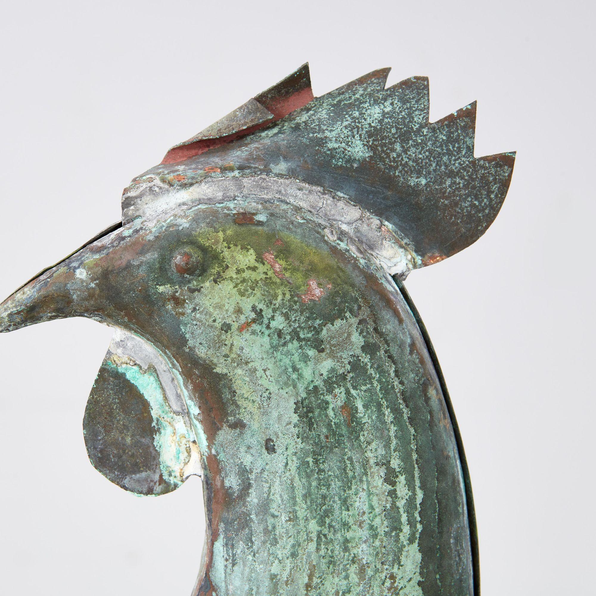 Full-Bodied Rooster Weathervane Arte popular en venta