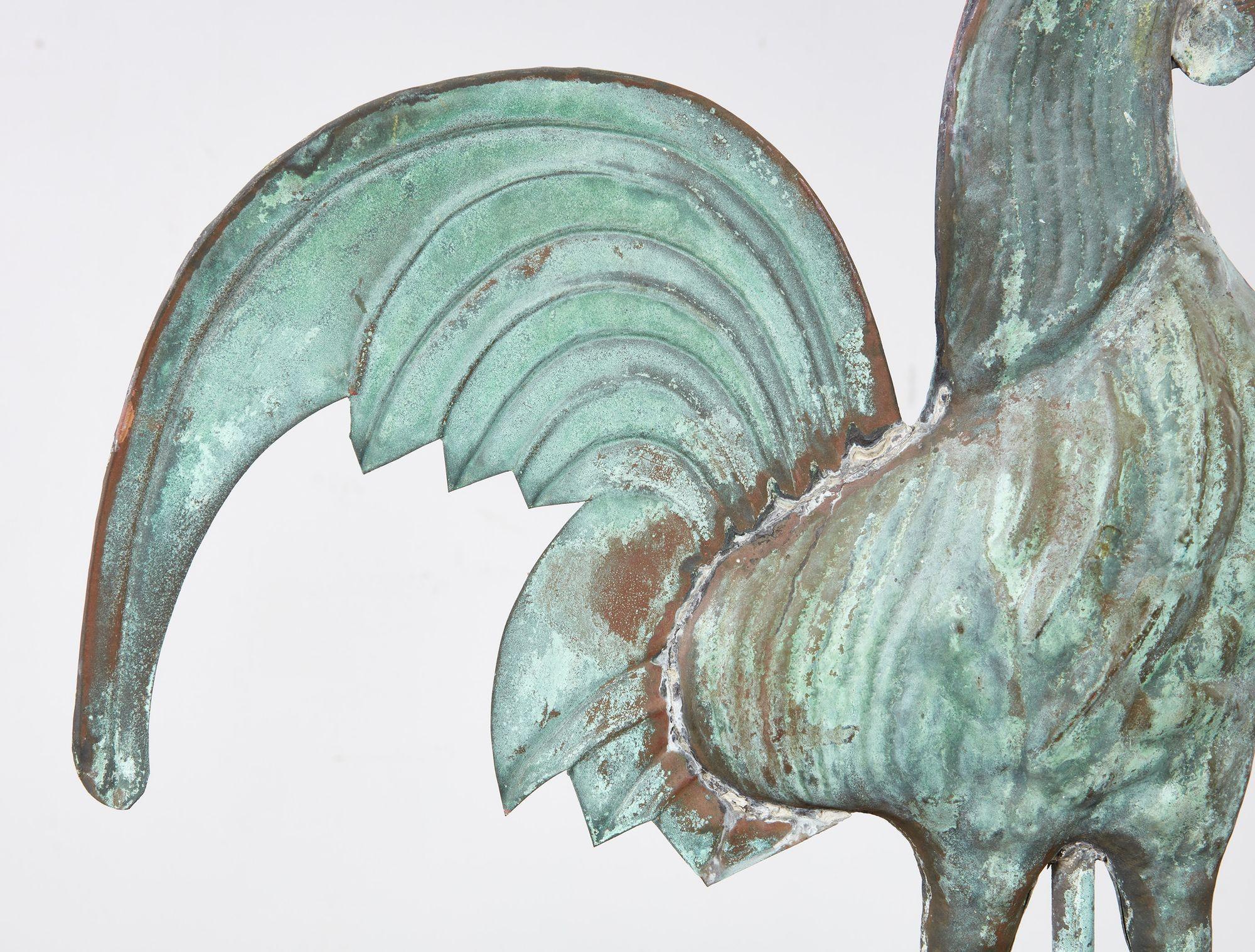 Full-Bodied Rooster Weathervane en Bueno estado para la venta en Greenwich, CT