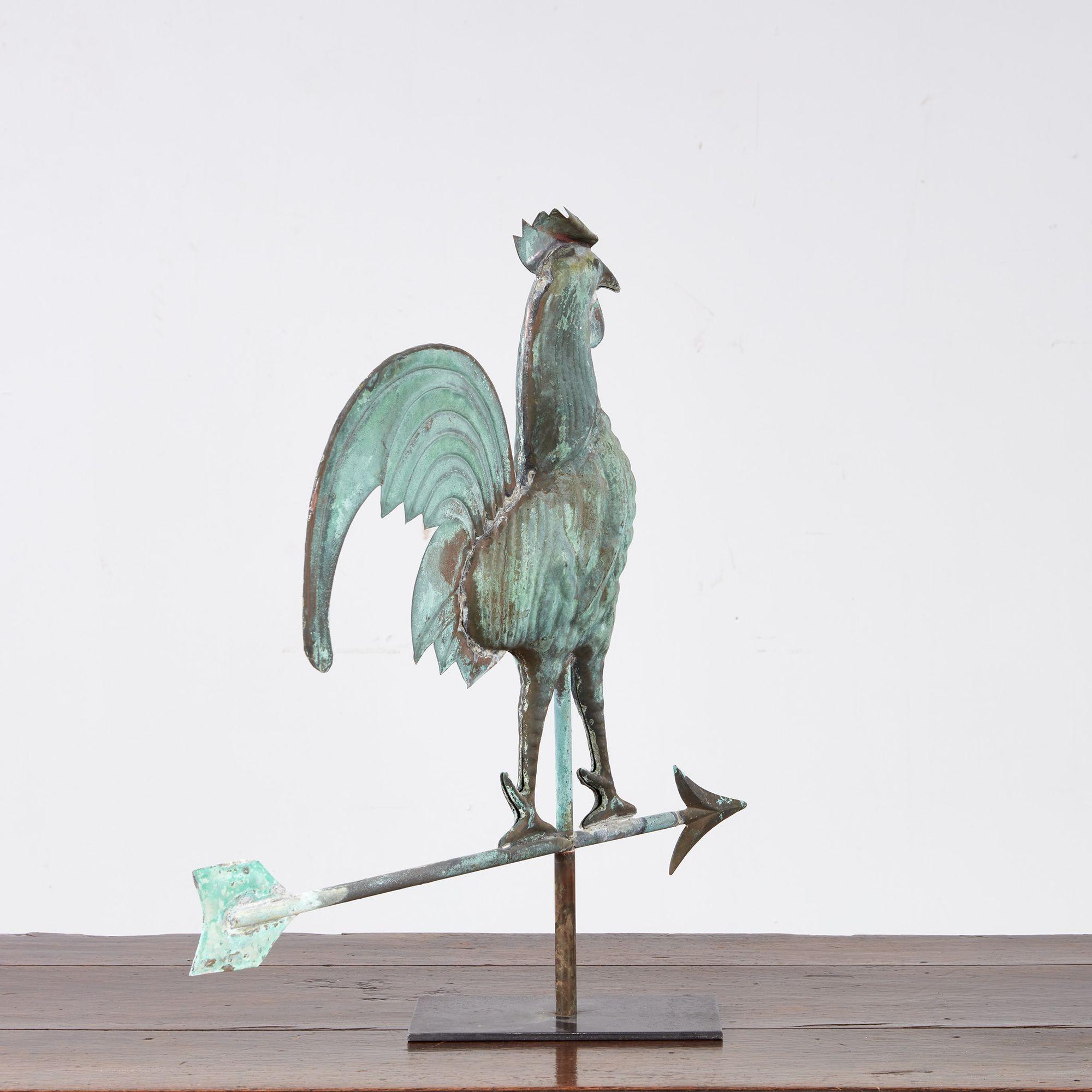Full-Bodied Rooster Weathervane en venta 2