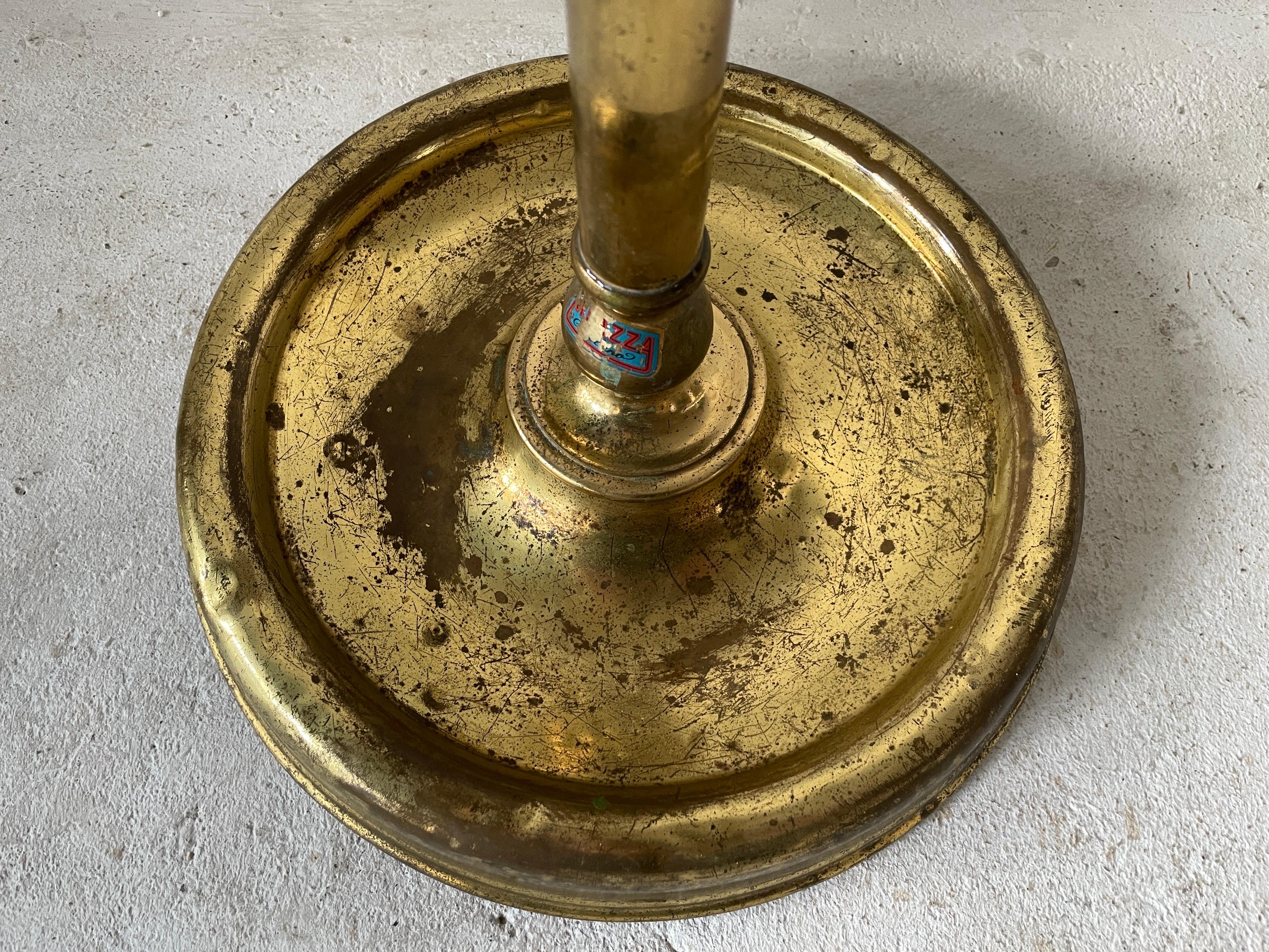 Full Brass Standing Coat Stand, 1960s, Italy For Sale 5