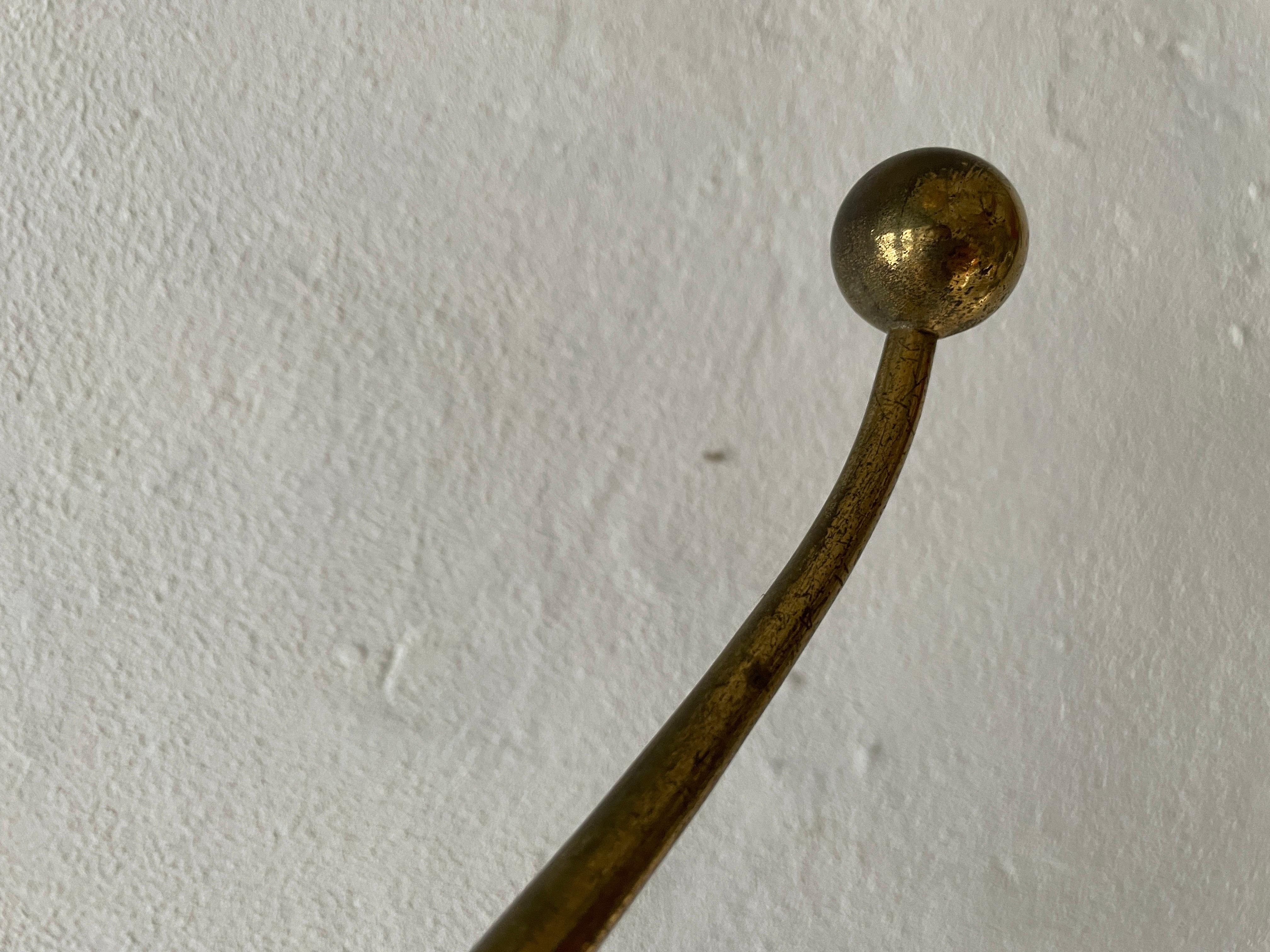 Full Brass Standing Coat Stand, 1960s, Italy For Sale 2