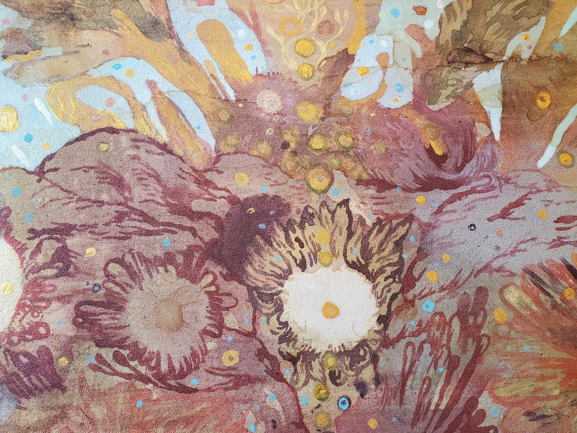 CROWN (2024) Große abstrakte Acrylmalerei auf Leinwand von Lowell Boyers (21. Jahrhundert und zeitgenössisch) im Angebot
