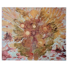 CROWN (2024) Large Abstract Acrylic Painting On Canvas by Lowell Boyers