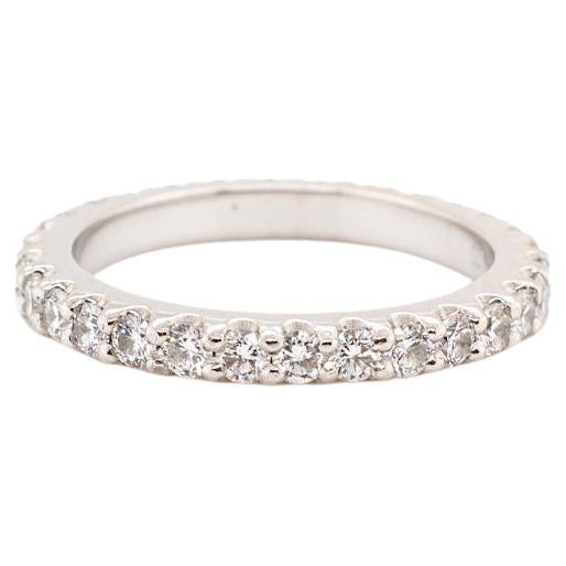 Full Diamond Platinum Eternity Band