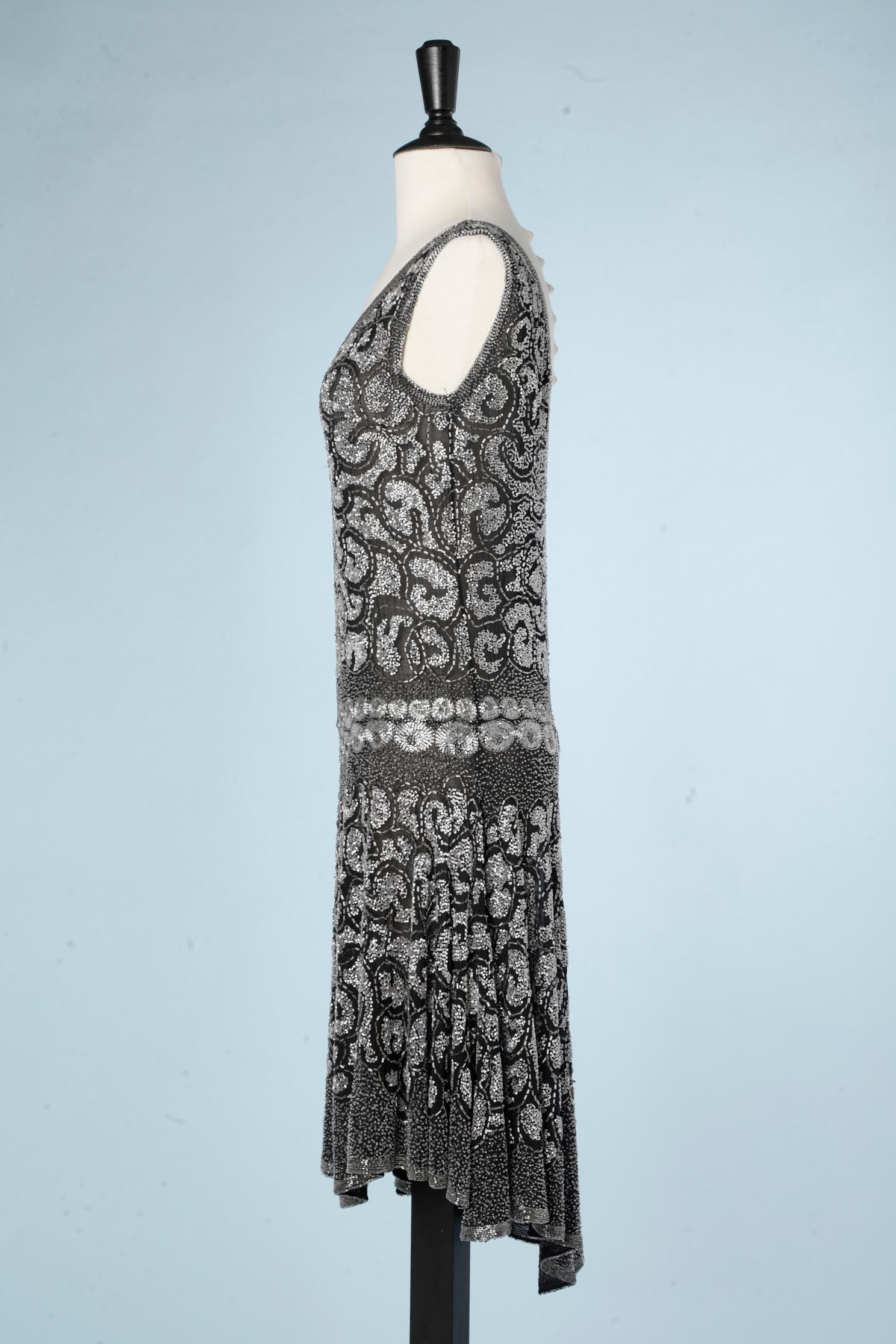 Full embroidered 1925's dress  1