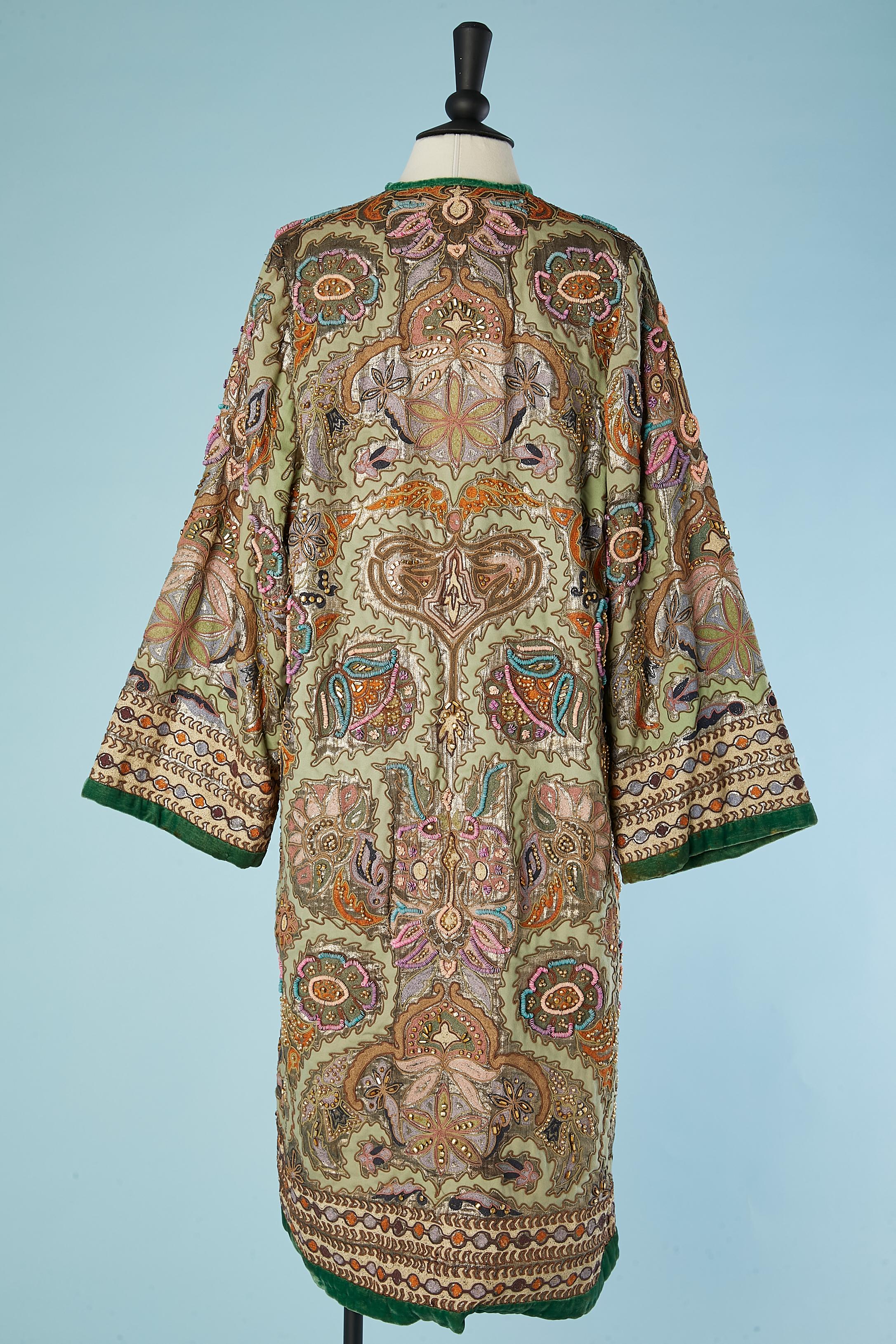 Full embroideries evening coat Circa 1925  6