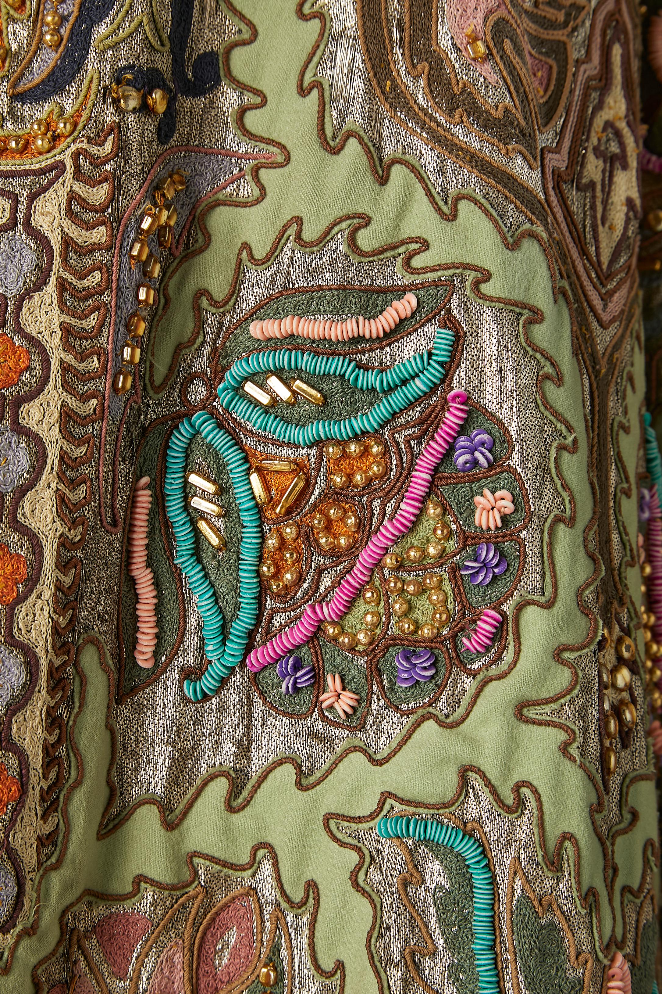 Full embroideries evening coat Circa 1925  1