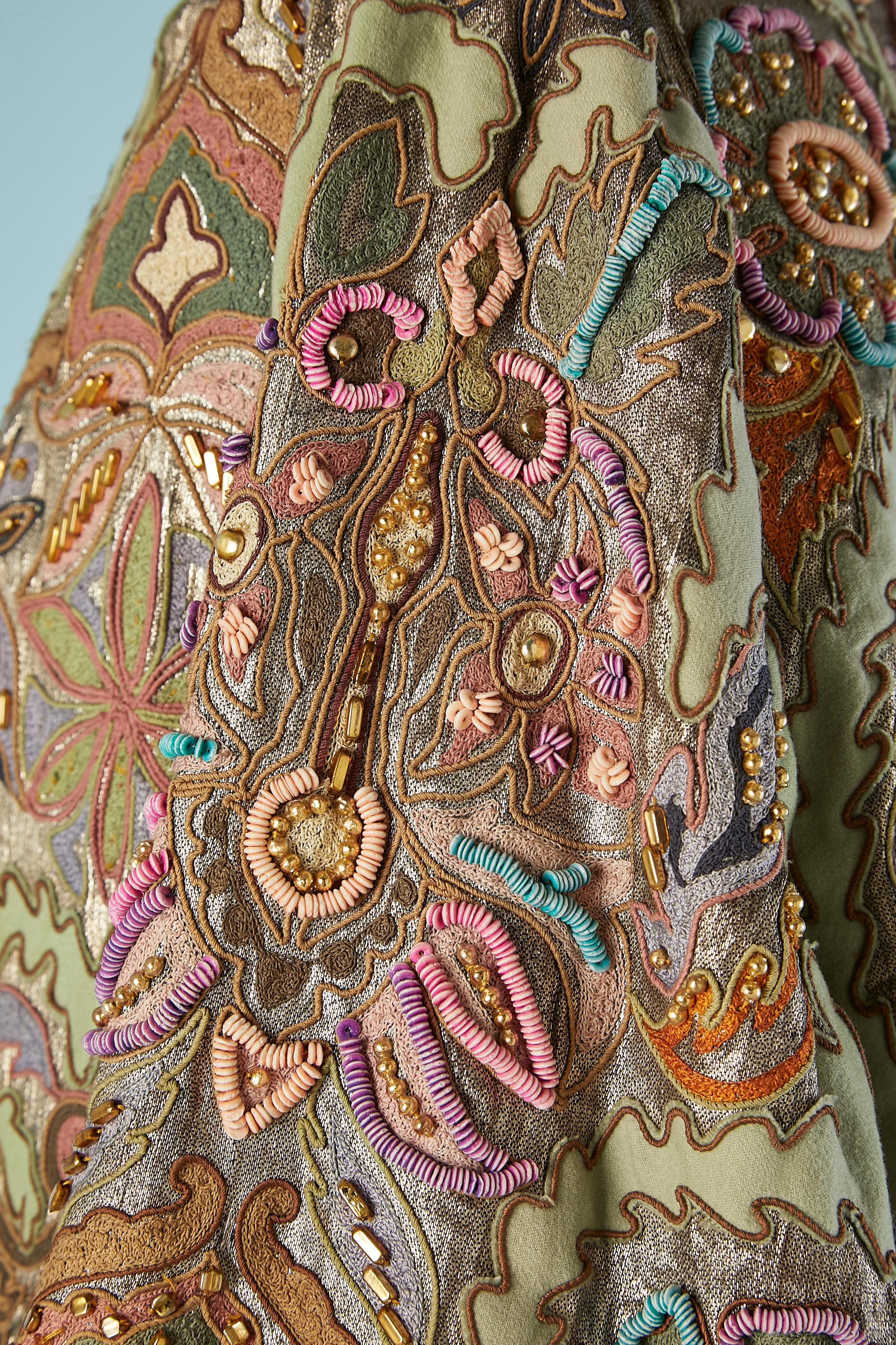 Full embroideries evening coat Circa 1925  5