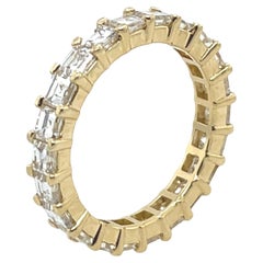Full Eternity Diamond Ring – 3.30ct Natural Diamonds, 18ct Yellow Gold