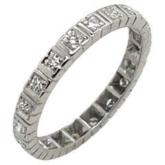 Full Eternity Diamond Ring, Set With 0.30ct Natural Diamonds