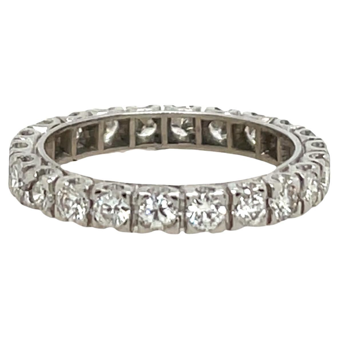 Full Eternity Diamond Ring, Set With 0.65ct Natural Diamonds