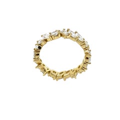 Full Eternity Diamond Ring, Set With 2.15ct Multi Shape Natural Diamonds