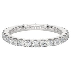 Anneau d'éternité en argent 925 empilable pour cadeau de mère