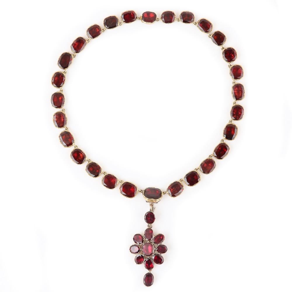 almandine garnet necklace
